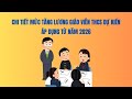 Dự kiến tăng lương giáo viên THCS từ 2026: Chi tiết và ảnh hưởng 📈
