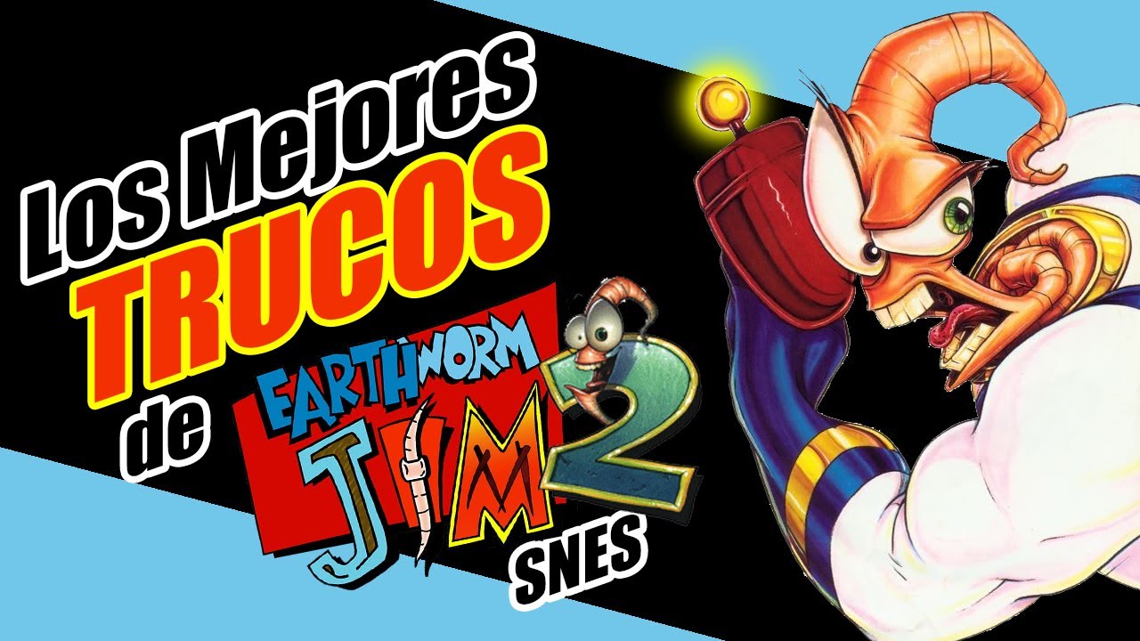 EARTHWORM JIM (JIM MINHOCA) mais um clássico cheio de códigos. #snes #