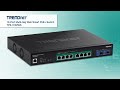 Trendnet 10port multigig web smart poe switch  tpe3102ws