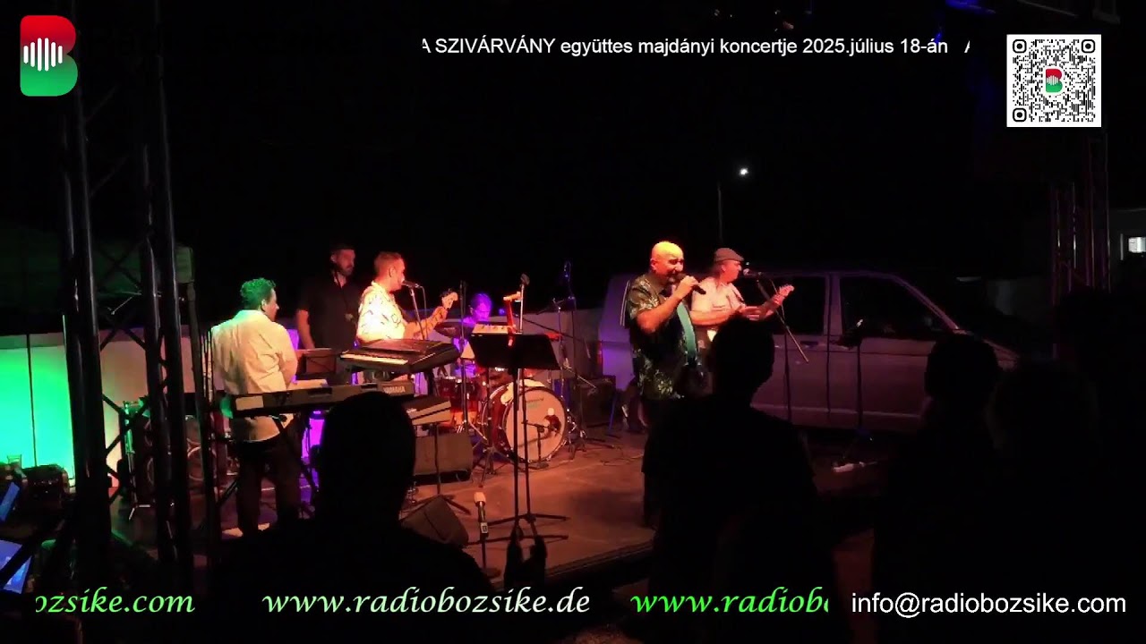 A SZIVÁRVÁNY együttes majdányi koncertje 
2025.július 18-án