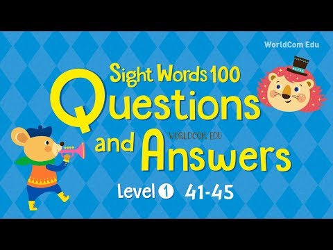 [사이트 워드 100 LEVEL.1] 9과 | 브라이언 스튜어트 Q&A 41-45 (0215)