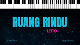 Karaoke Ruang Rindu - Letto (Piano Version)