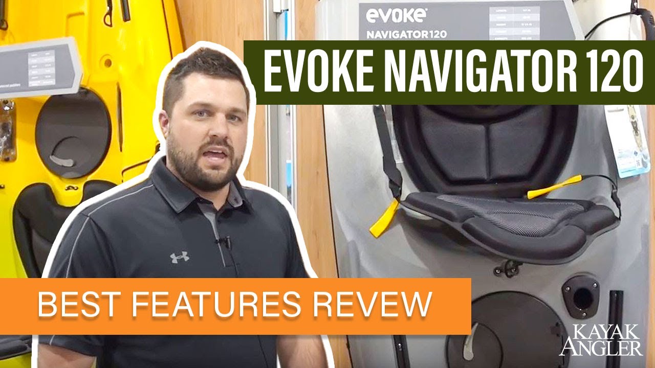 Evoke Navigator 120 🎣 Fishing Kayak 📈 Specs & Features Review and Walk