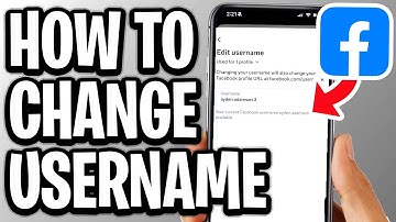 How To Change Username On Facebook - Full Guide