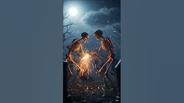 Night of the Undead: Skeleton Graveyard Battl#viral #shortvideos #fighting #viral #shortvideos
