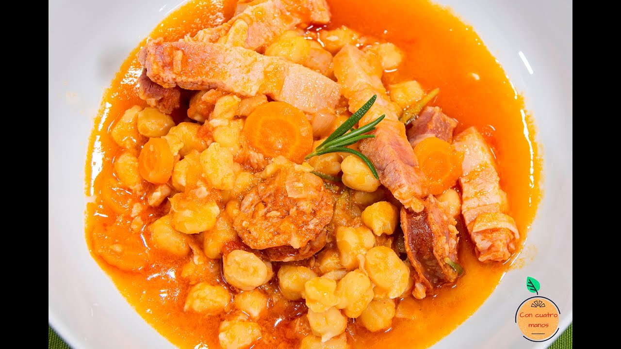Garbanzos a la riojana YouTube