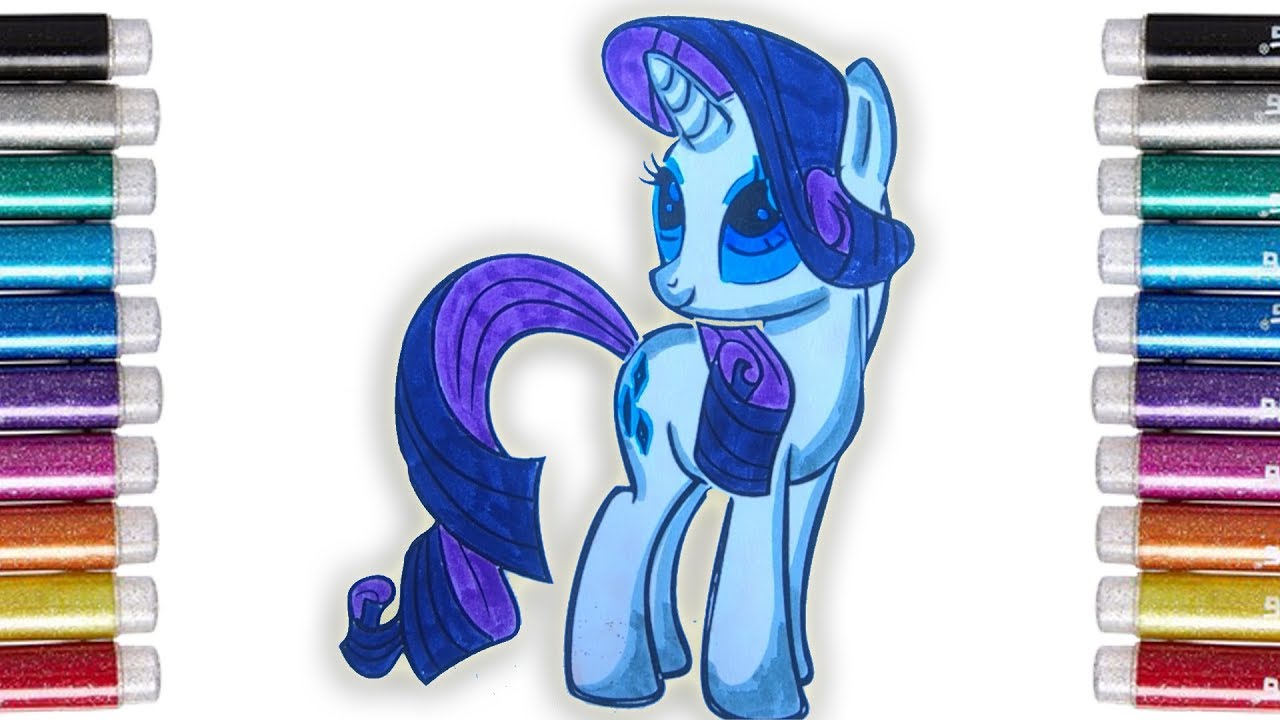 Coloring My Little  Pony  Mewarnai Rarity My Little  Pony  