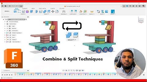 🛠️ Fusion 360: Mastering 3D Body Combine & Split Techniques 🚀