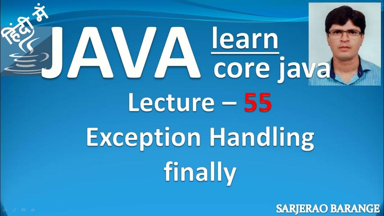 Java Exception Handling : finally block - YouTube
