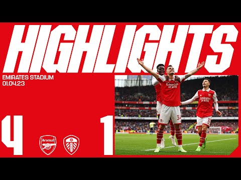 HIGHLIGHTS | Arsenal vs Leeds United (4-1) | Jesus (2), White and Xhaka
