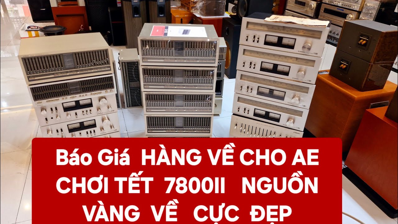 Về  40c  Amply pioneer 7800ii nguồn vàng giá  con rẻ nhất  8.8tr