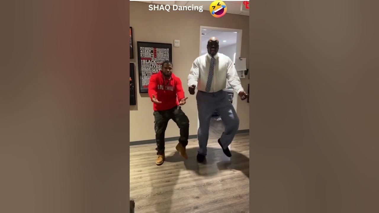 SHAQ (Shaquille O'Neal) dancing - HILARIOUS (LOL) DABKE  #shorts