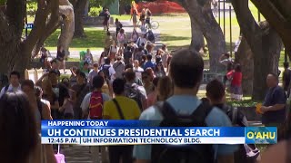 UH BOR continues to search for the next president