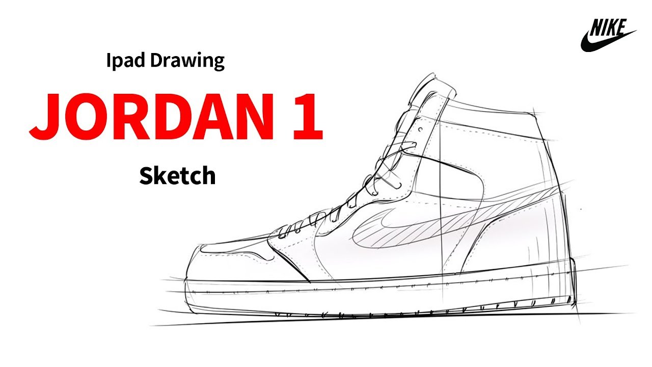 drawing of jordan 1