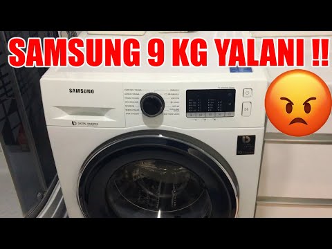 SAMSUNG ÇAMAŞIR MAKİNESİ 9 KG YALANI (ŞAŞIRACAKSINIZ)