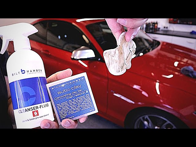 How to Clay Bar in 2 Minutes: Full Car Vinyl Wrap Prep 