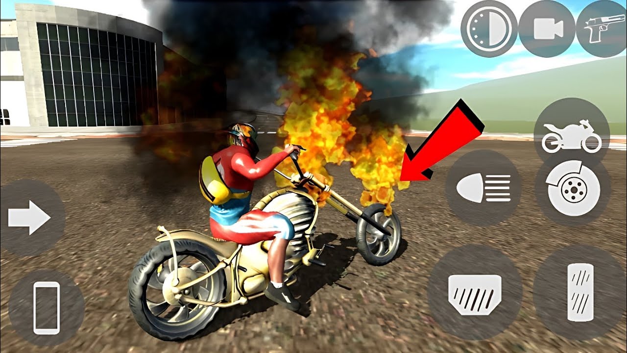 Bike Mein aag lag gaya