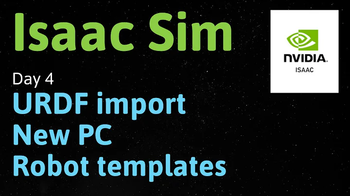 Isaac Sim Day 4: Building My AI Dev Rig + URDF Import Tutorial