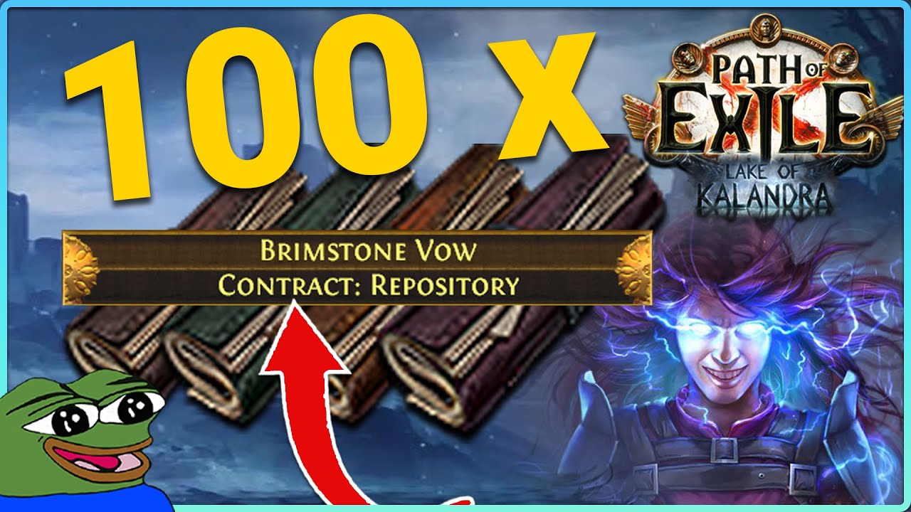 100 Heist Contracts in 1 Minute Path of Exile 3.19 Lake of Kalandra
