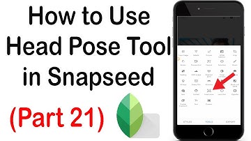 How to Use Head Pose Tool in Snapseed Photo Editing App | Snapseed Tutorial