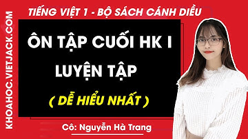 Tiếng Việt lớp 1 Cánh diều - Ôn tập cuối học kì 1 - Luyện tập - Cô Nguyễn Hà Trang (DỄ HIỂU NHẤT)