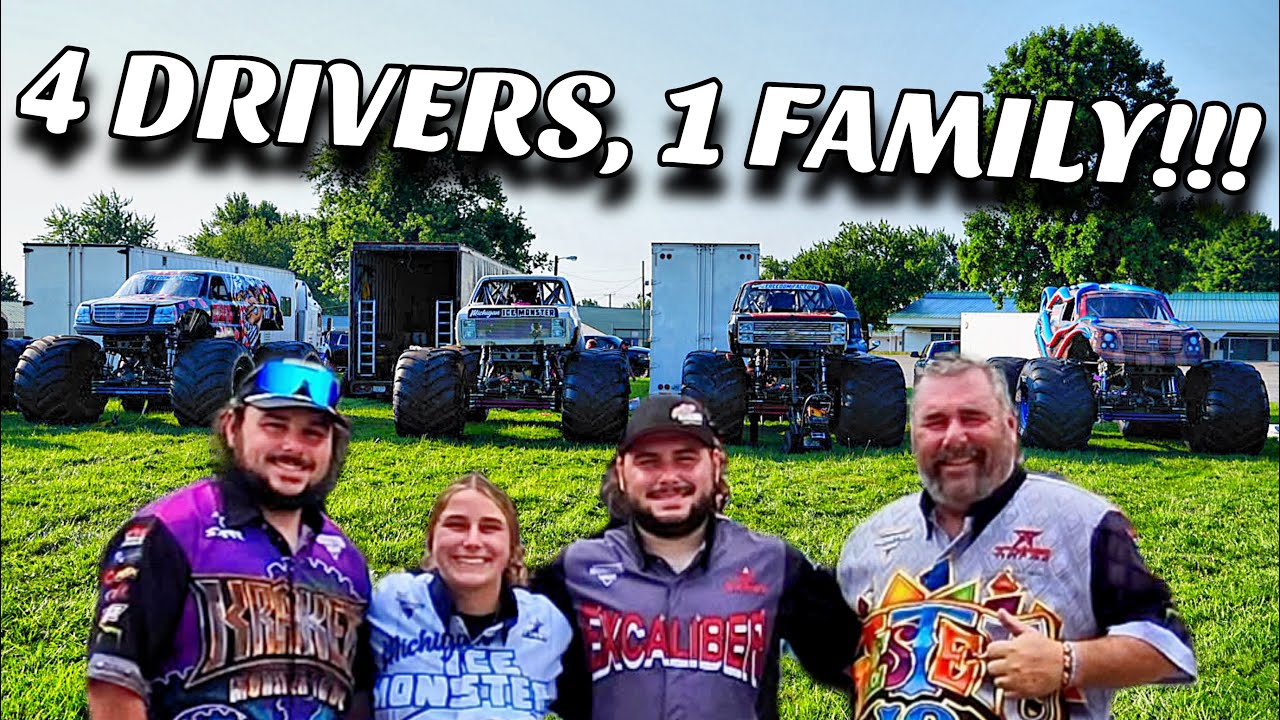 Outlaw Monster Truck Drags at Canfield, OH 2025 | All 4 PAGS compete together for the first time.