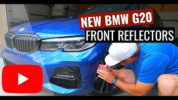 INSTALLING COLOR MATCHED BUMPER REFLECTORS | BMW G20 330i