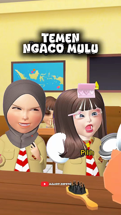 Punya temen ngaco mulu😒 nyambungin lagu mulu #zepetoindonesia #zepetoindonesia #shorts #funny