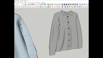 SketchUp Tutorial: Creating Clothes with clothworks Tool, artisan Tool, make fabric