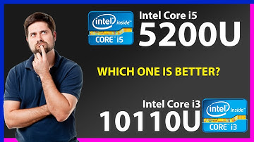 INTEL Core i5 5200U vs INTEL Core i3 10110U Technical Comparison