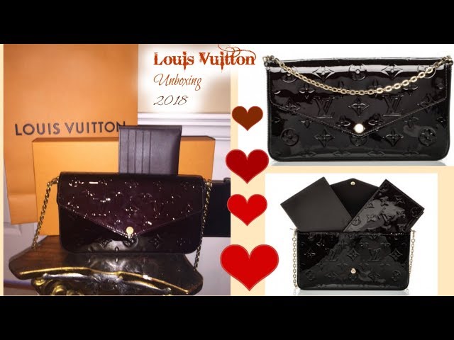 Unboxing the new Louis Vuitton Felicie pochette DE studs special