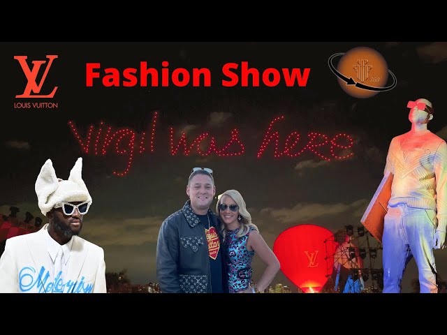 Louis Vuitton Fashion Show - Virgils last Show: Spring / Summer 7.2 in  Miami Florida. 