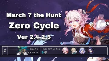 March 7th the Hunt x Moze Zero cycle MoC 12 node 2 ver2.4 - 2.5 | Honkai: Star Rail