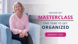January 2020! | One Year to Get Organized | Masterclass | Organize 365 | Lisa Woodruff