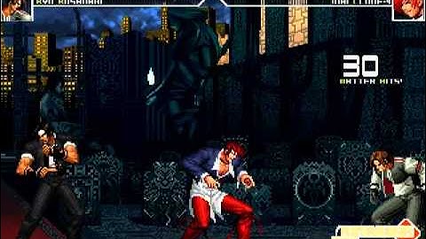 iori yagami y kyo kusanagi vs clone 10 y clone 9