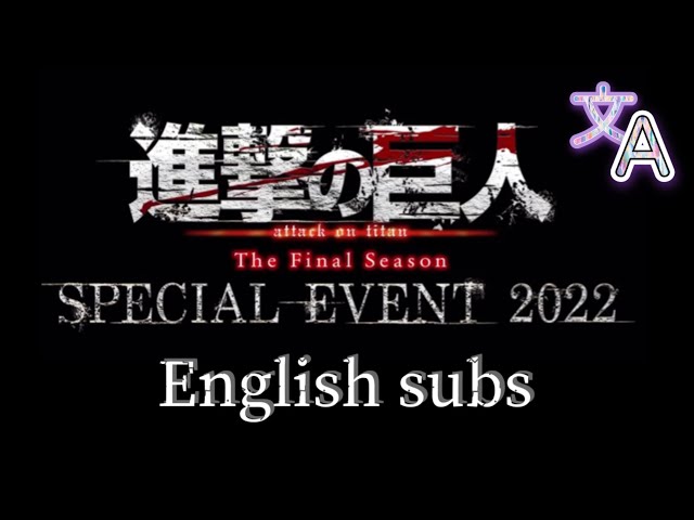 Attack on Titan Final Season will have a special event in Japan