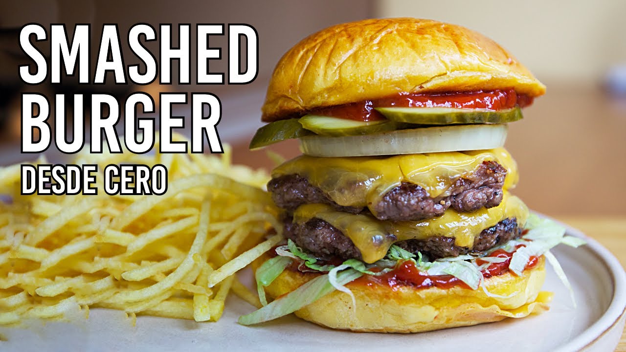 Cómo hacer la smashed burger perfecta (con patatas)