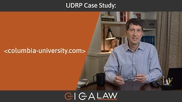 UDRP Case Study: University Domain Names (columbia-university.com)