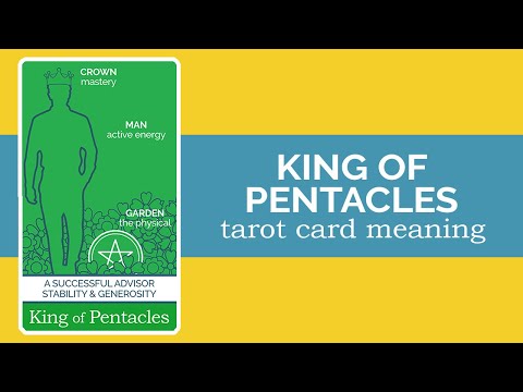 Video: „Král Pentacles“(Tarot): hodnota karty v lásce, vztazích