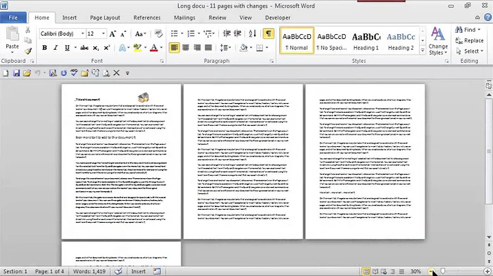 Way to Shrink a Whole Page on Word : MS Word Skills
