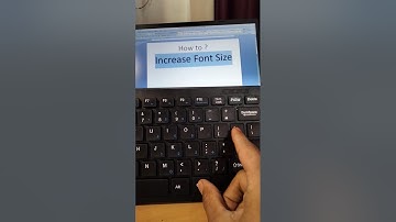Computer Shortcut Key for increase font size #computer #tricks #trending #video #msoffice #viral