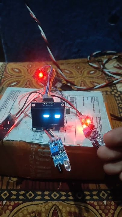 Robot 🤖 EYE(Arduino_OLED display) #arduino #duet #arduinoproject #diy