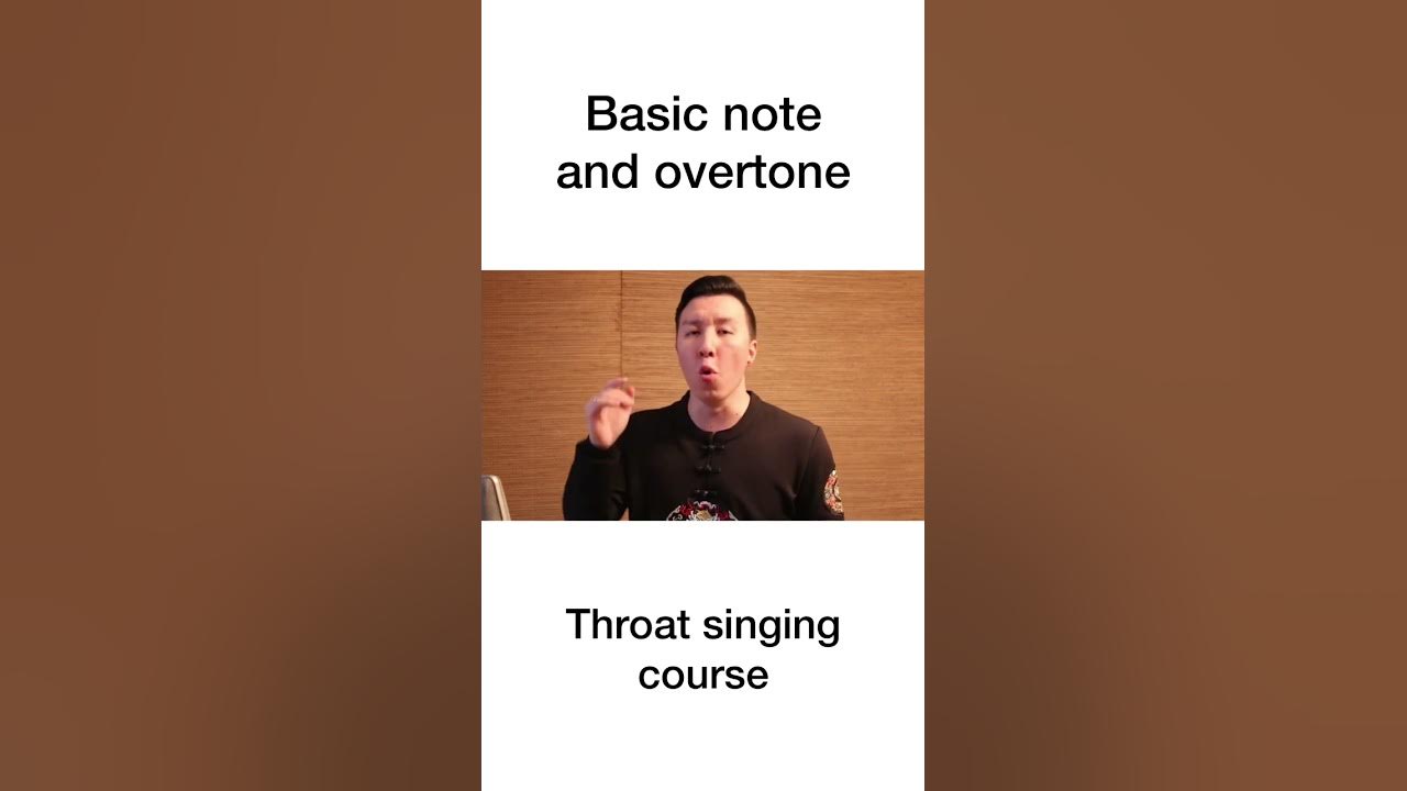 Basic note and overtone. Throat singing.