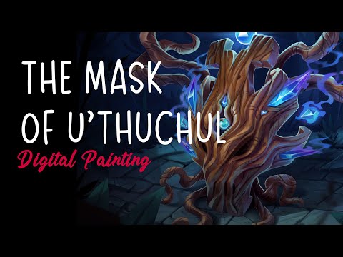 The Mask Of U'Thuchul - Digital Painting