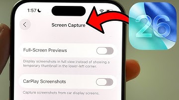 iPhone: Schermafbeeldinginstellingen wijzigen iOS 26 (vast in volledig scherm?)