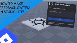 How to make Feedback in Studio lite!