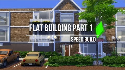 Flat building Part 1 | The Sims 4 | Speed Build