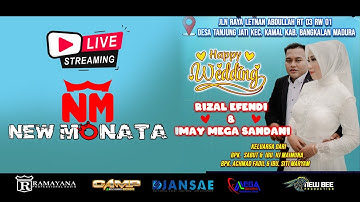 NEW MONATA  LIVE 🔴 BANGKALAN MADURA 19 APRIL 2025 | WEDDINGRIZAL EFENDI & IMAY MEGA SANDANI