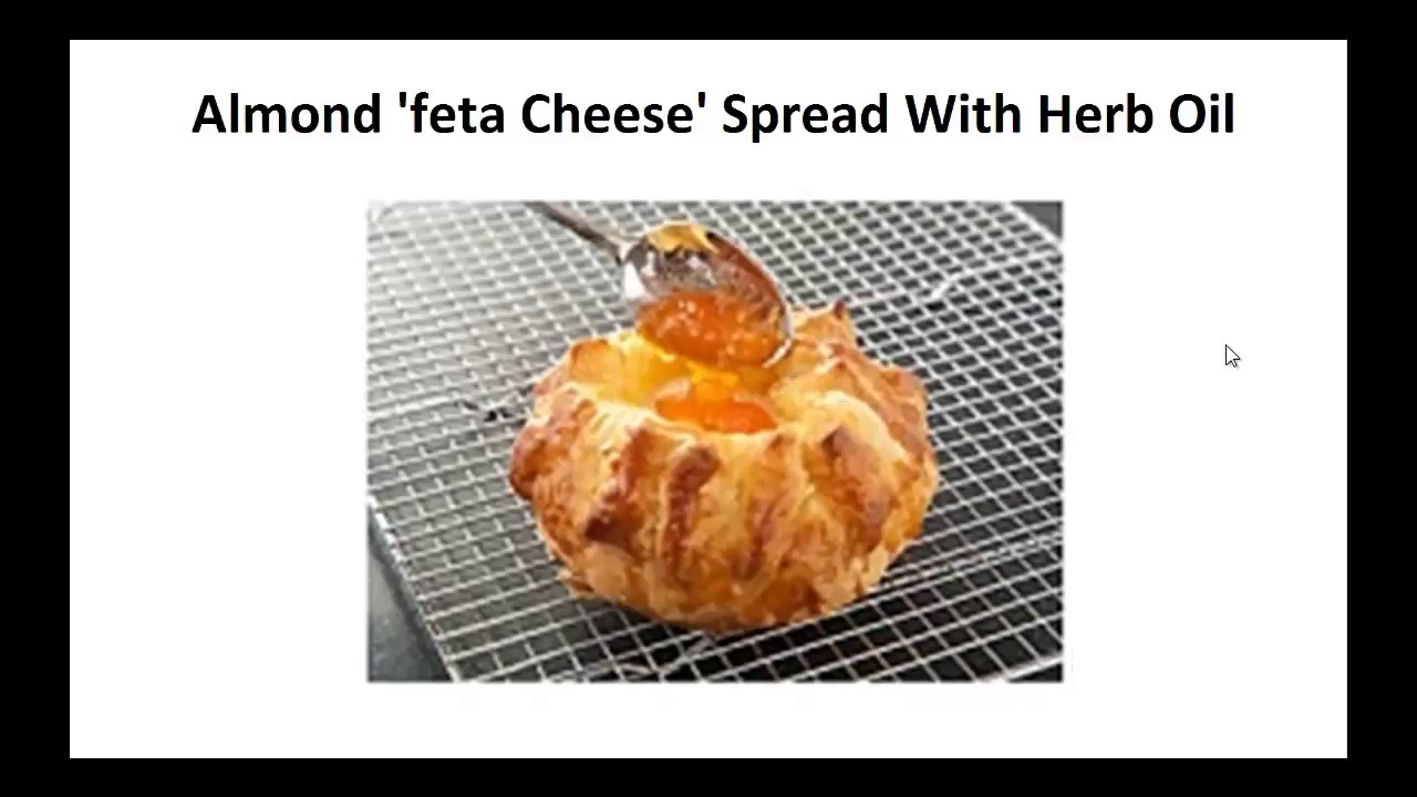 Paleo Diet Recipes Almond feta Cheese Spread With Herb Oil By A