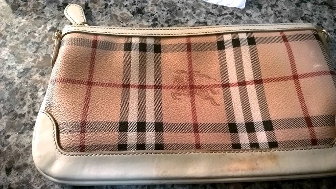 Burberry vinyl bag stain removal guide